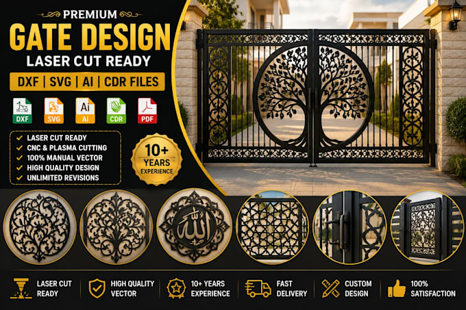 convert image to dxf svg vector file for cnc laser cutting