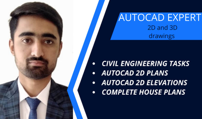 do your autocad tasks in an expert way and reasonable rate