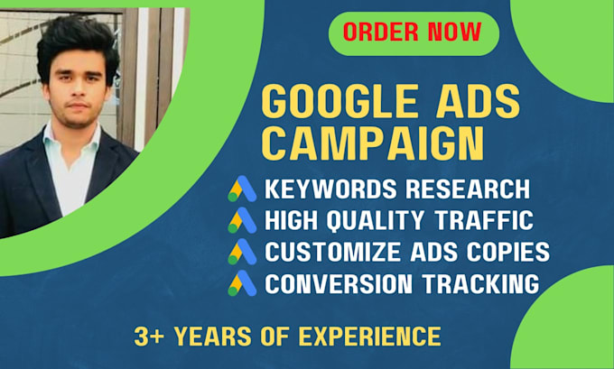 Set up, optimize and manage google ads campaign by Alibehzad347 | Fiverr