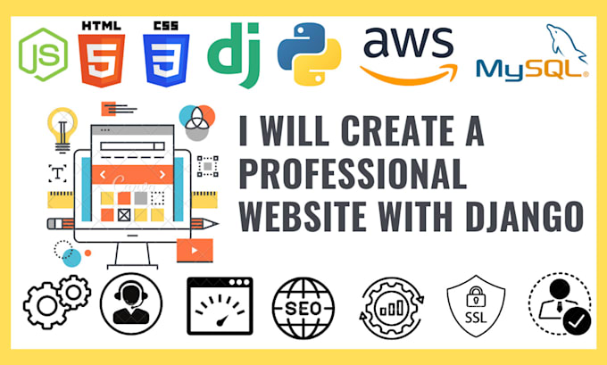Create a fully functional python django website by Mohammednumaan | Fiverr