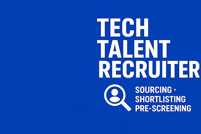 source, screen, and deliver top technical talent