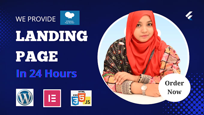 develop one page wordpress website or elementor landing page