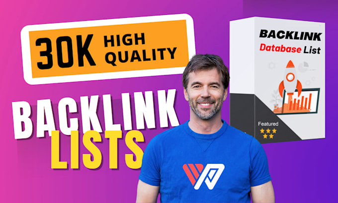 sell 30k high quality da 60 to 90 backlinks site lists