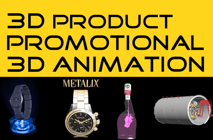 Create a professional 3d product promotional animation by Opreston | Fiverr