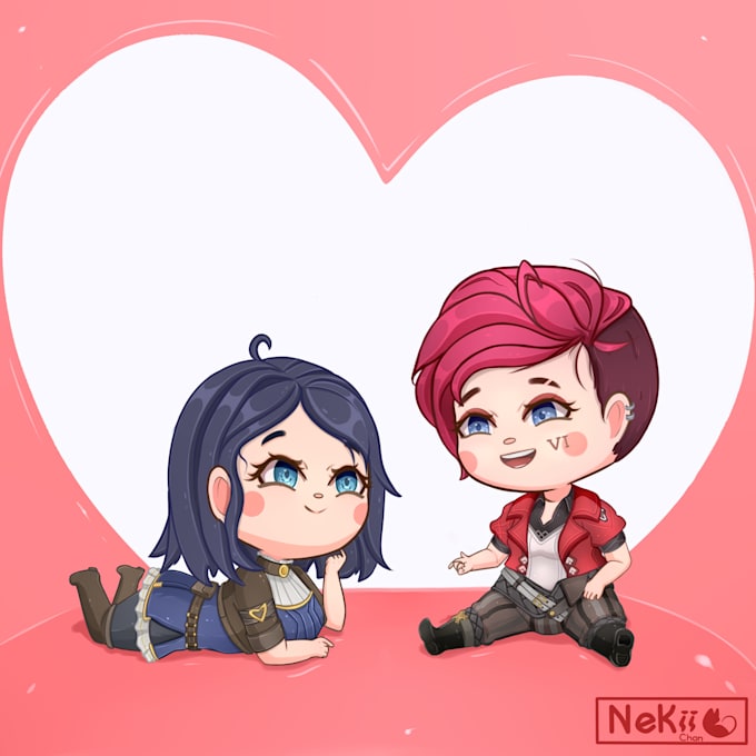 create cute chibis illustrations for you