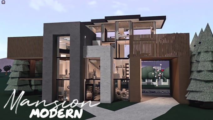 Roblox Bloxburg House Build Cute Modern Preppy Family Rp House 