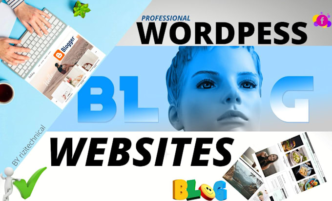create a professional wordpress blog website and speed optimization
