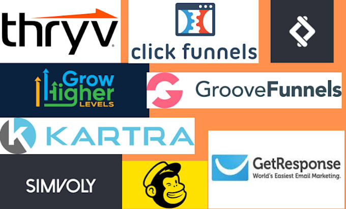do thryv, gohighlevel, kartra, clickfunnels, simvoly, groovefunnel, getresponse