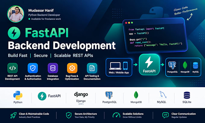 build fastapi rest apis and scalable python backends