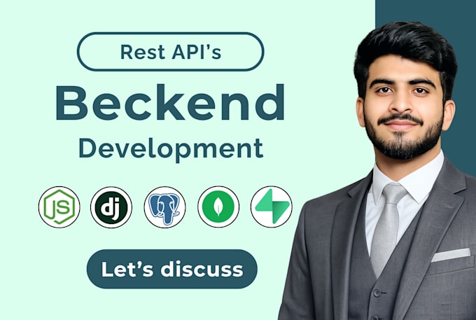 build custom backend, rest API and database architecture