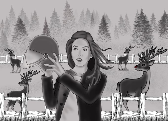 sketch storyboard in any art style
