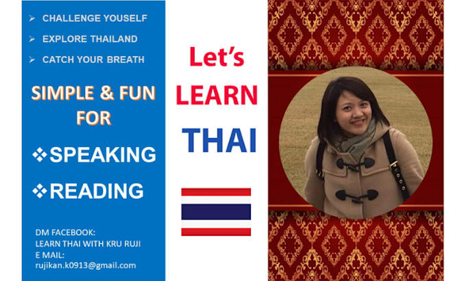 teach thai simple and fun way via zoom