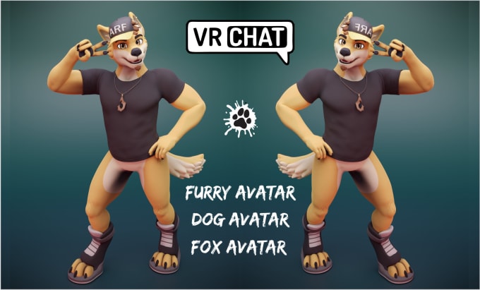 Do Vrchat Avatar 3d Model Nsfw Sfw Furry Avatar Animaze Vrc Character By Tohphynee Fiverr