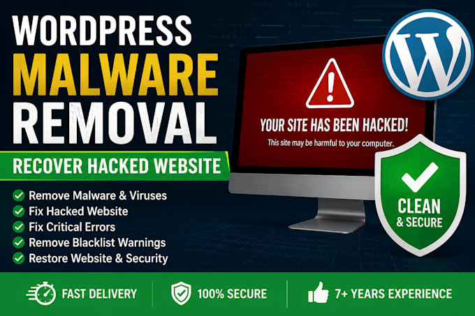 do wordpress malware removal and fix hacked website