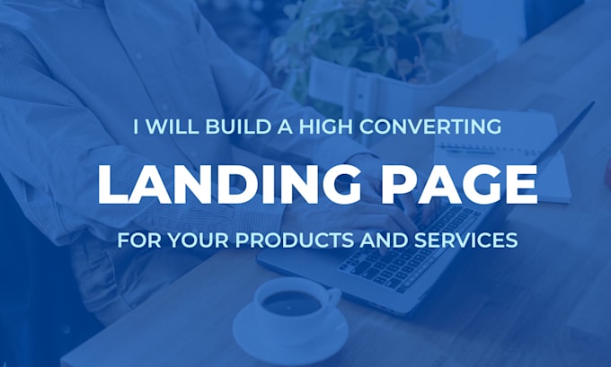 design landing page with mailchimp, wordpress sendinblue, or getresponse