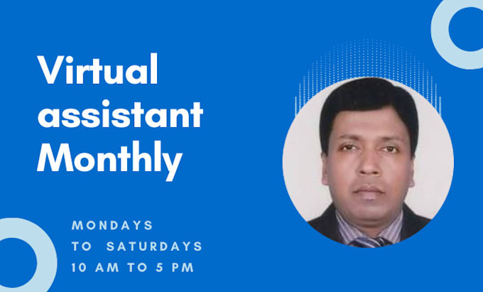 be your monthly virtual assistant