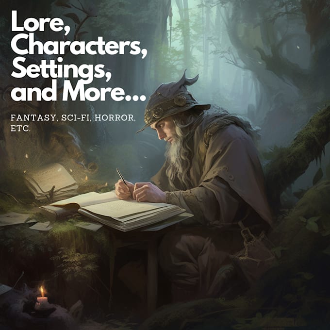 create or elevate your characters, worlds, ttrpgs, or your settings