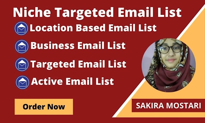 collect niche targeted email address, prospect business mail lead list