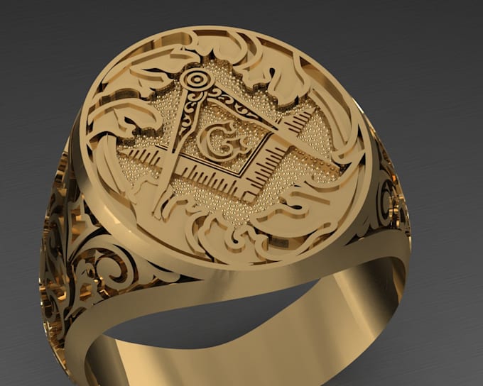 create 3d jewelry design for 3d printing and rendering