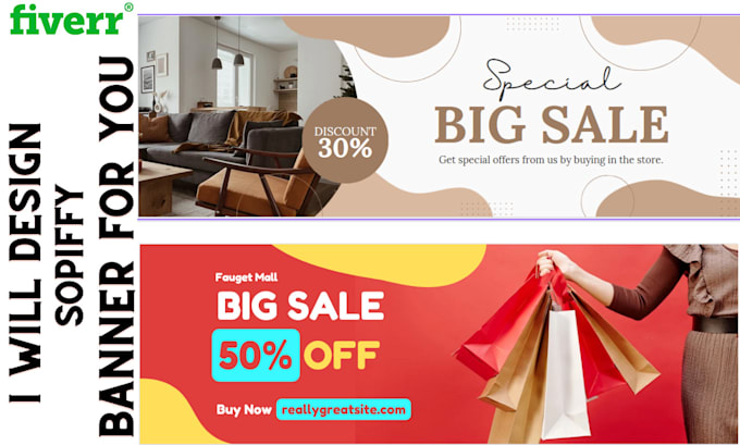 design professional shopify banners for your store