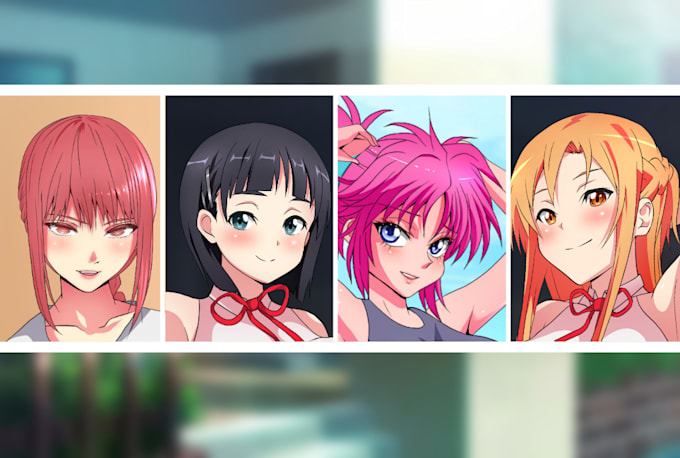 draw 2d anime character for you