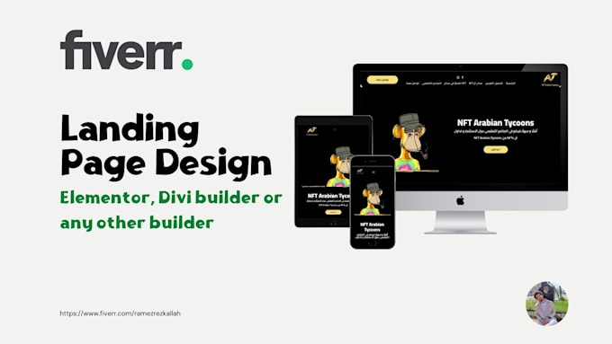 create responsive wordpress landing page, sales page design