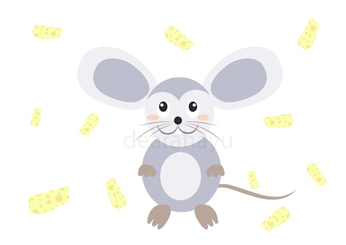 design simple cute animal cartoon vector art