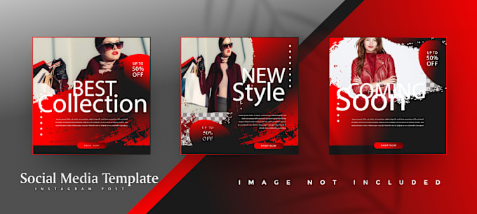 Design unique instagram post templates by Picxagraphics Fiverr