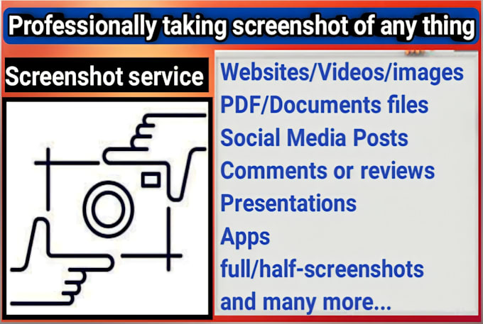take screenshots of anything