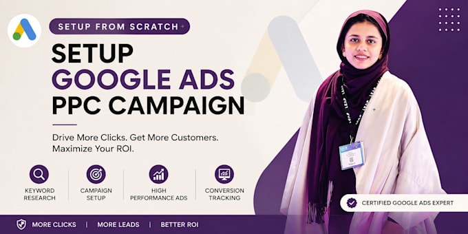 setup google ads adwords PPC campaign from scratch