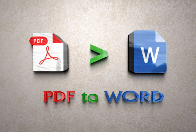 Convert pdf to word in one day by creator karan fiverr