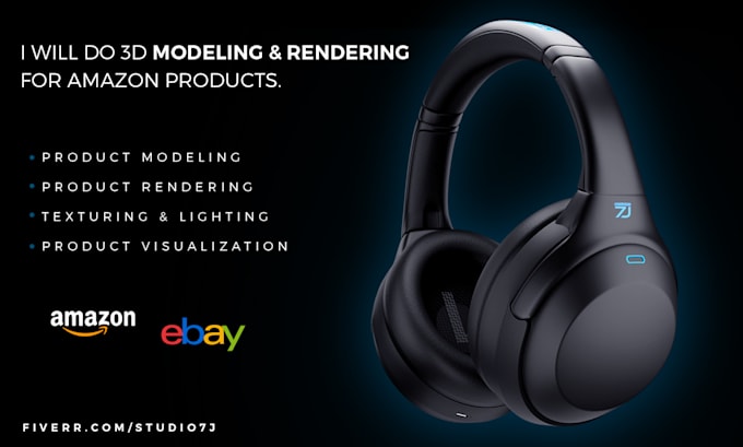 do 3d product modeling for amazon or any ecommerce website