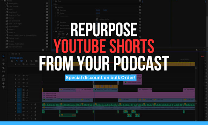 repurpose podcast video into youtube shorts