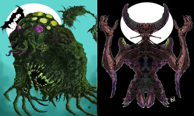 design custom born monsters that ai cant imagine