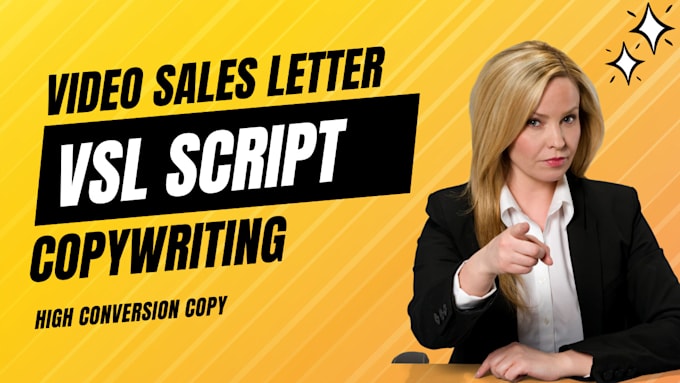 a captivating 60 to 90 second video sales letter script that generates interest