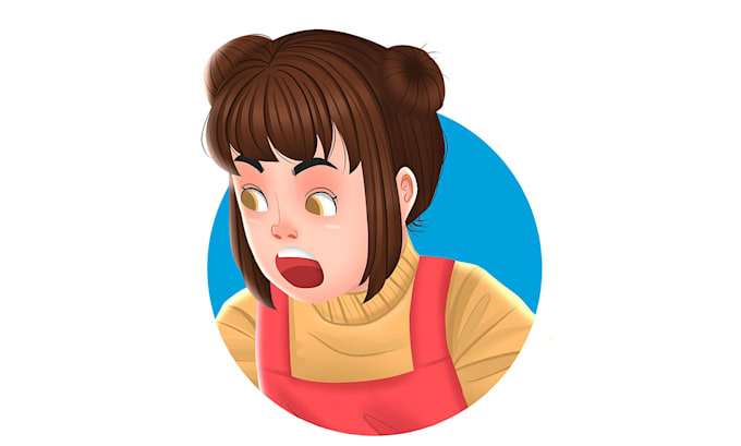 draw cute avatar for you in 24 hours