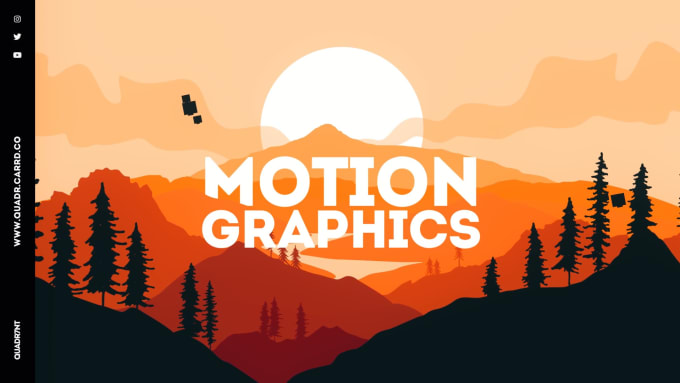 create you motion graphic visuals for youtube