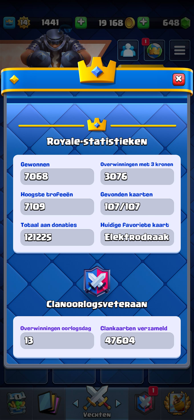 Push trophies in clash royale by Matteoalex Fiverr
