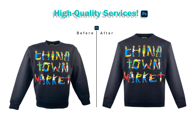 do high quality cloth product image editing, retouching