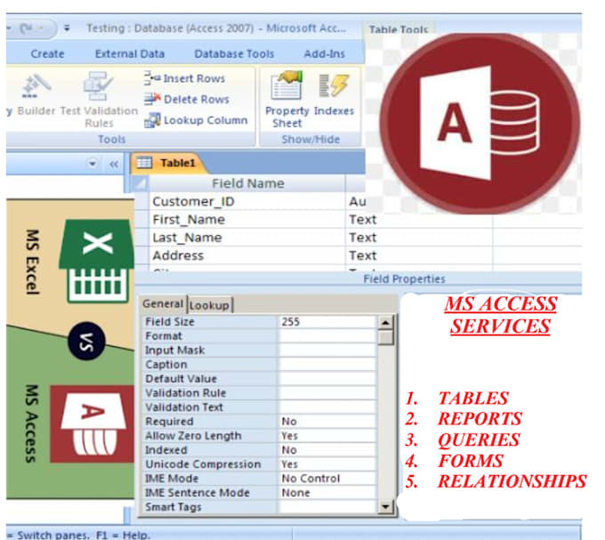 Create Microsoft Access Database Projects For You By Aaliyanamjad Fiverr Create Microsoft Access Database Projects For You By Aaliyanamjad Fiverr
