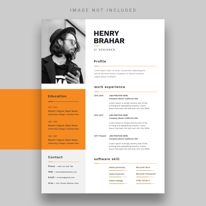 do professional resume design within 2 hrs