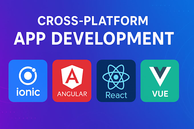support on ionic with angular react or vue