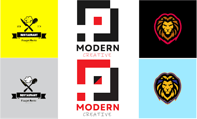do minimalist, 2d logo design and animation