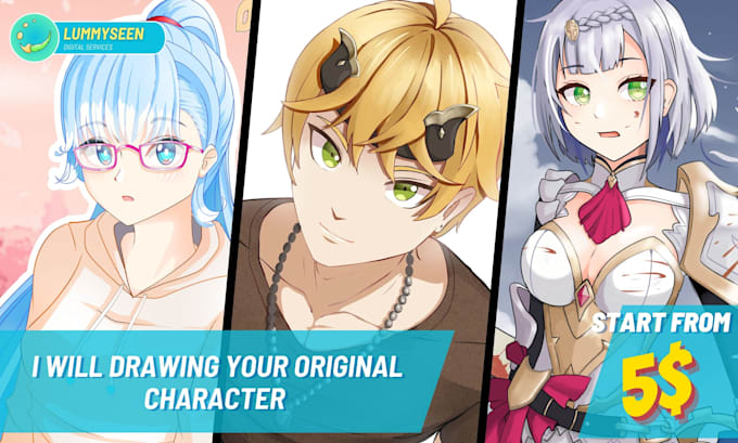 draw anime original characters, or fanart