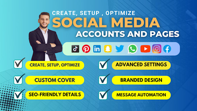 create, fix and optimize facebook business page and social media marketing