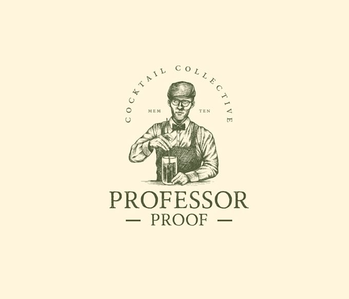 design unique craft cocktail logo