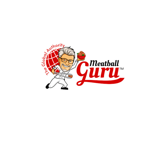 design outstanding meatball logo with express delivery