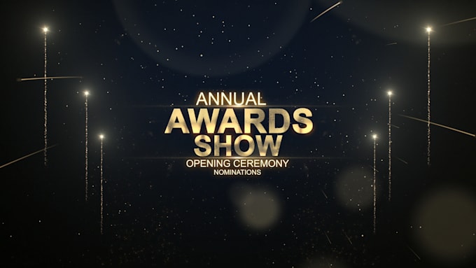 make award ceremony or event promo video