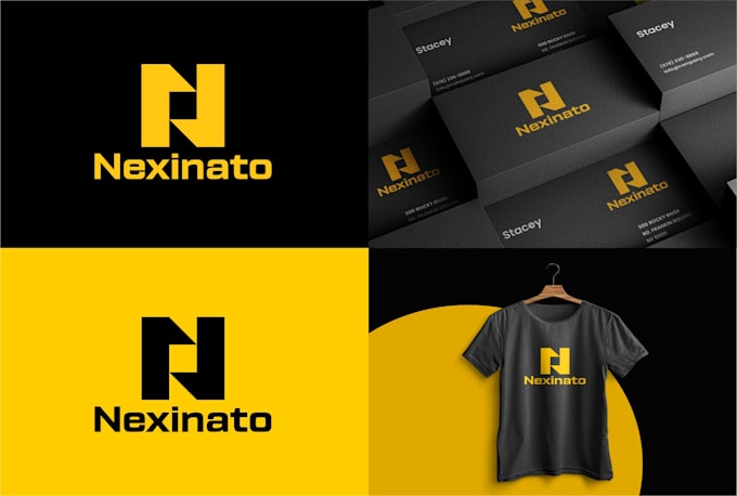 create custom unique modern business logo design with brand guidelines