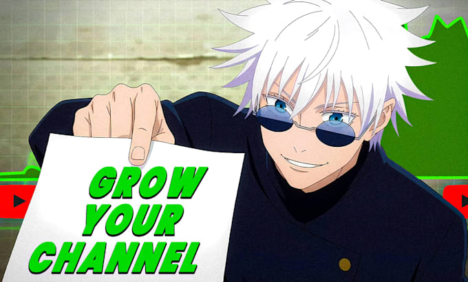 design anime, manhwa, manga thumbnails for channel growth